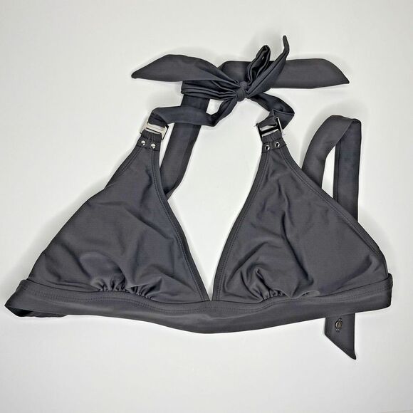 CONVERSE ONE STAR Womens Bikini Top‎ Size XL Gray Lightly No Underwire - Picture 1 of 5